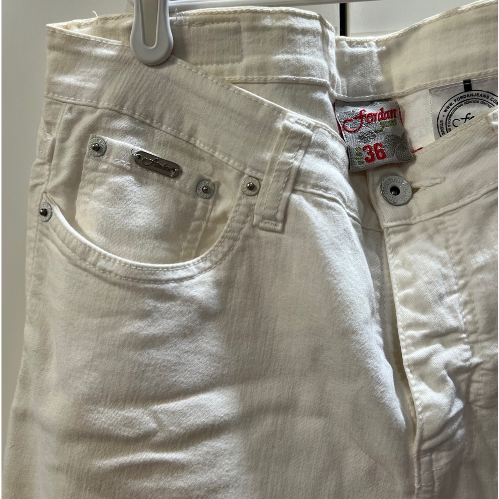 Denim pants white